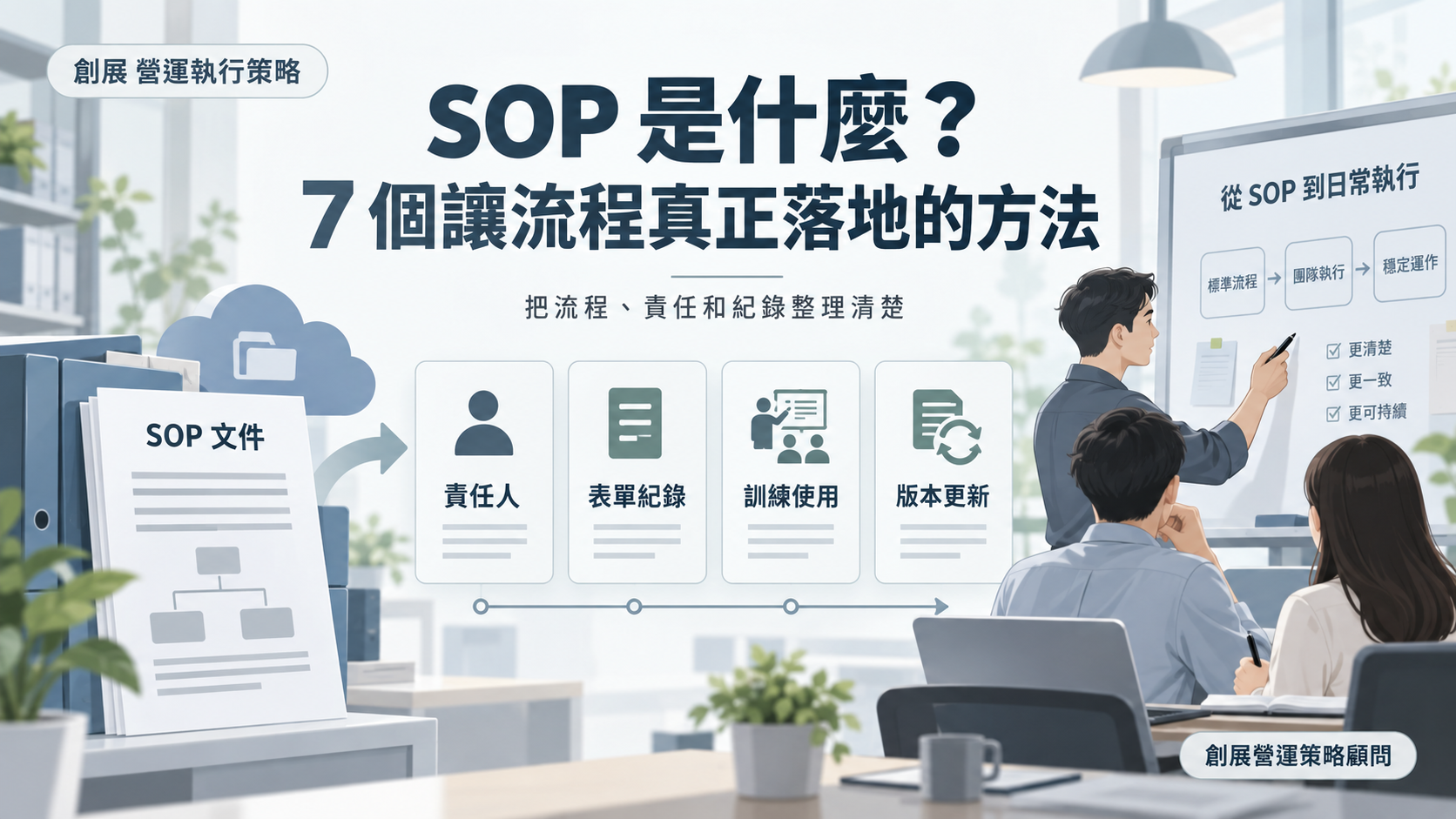 SOP 是什麼與流程落地方法封面圖